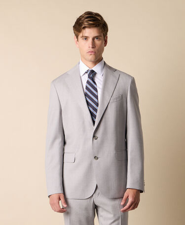 Brooks Brothers Virgin Wool Blazer Light Grey