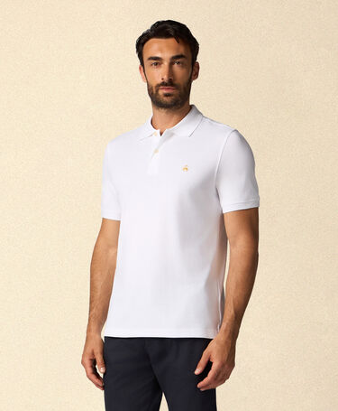 Brooks Brothers Golden Fleece Supima Cotton Polo White