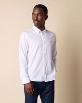 Brooks Brothers Koszula Slim Fit z Kołnierzykiem Button Down Biały