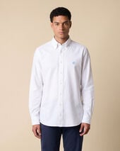 Brooks Brothers Hemd Slim Fit Oxford Non-Iron mit Button Down Kragen Weiß Brooks Brothers Hemd Slim Fit Oxford Non-Iron mit Button Down Kragen Weiß