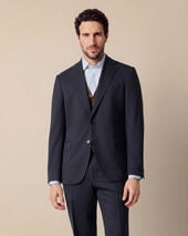 Brooks Brothers Travel Blazer aus Twill Uni Marineblau