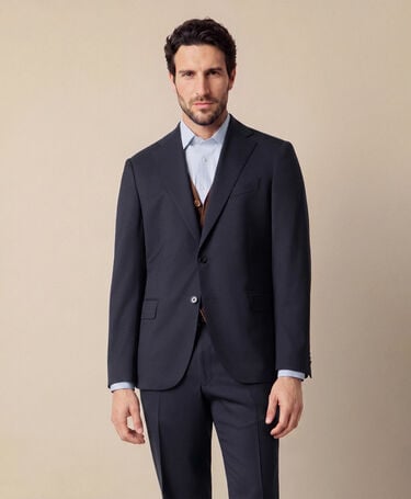 Brooks Brothers Travel Plain Twill Blazer Navy