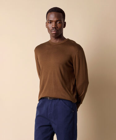 Brooks Brothers Pull Col Rond Noyer