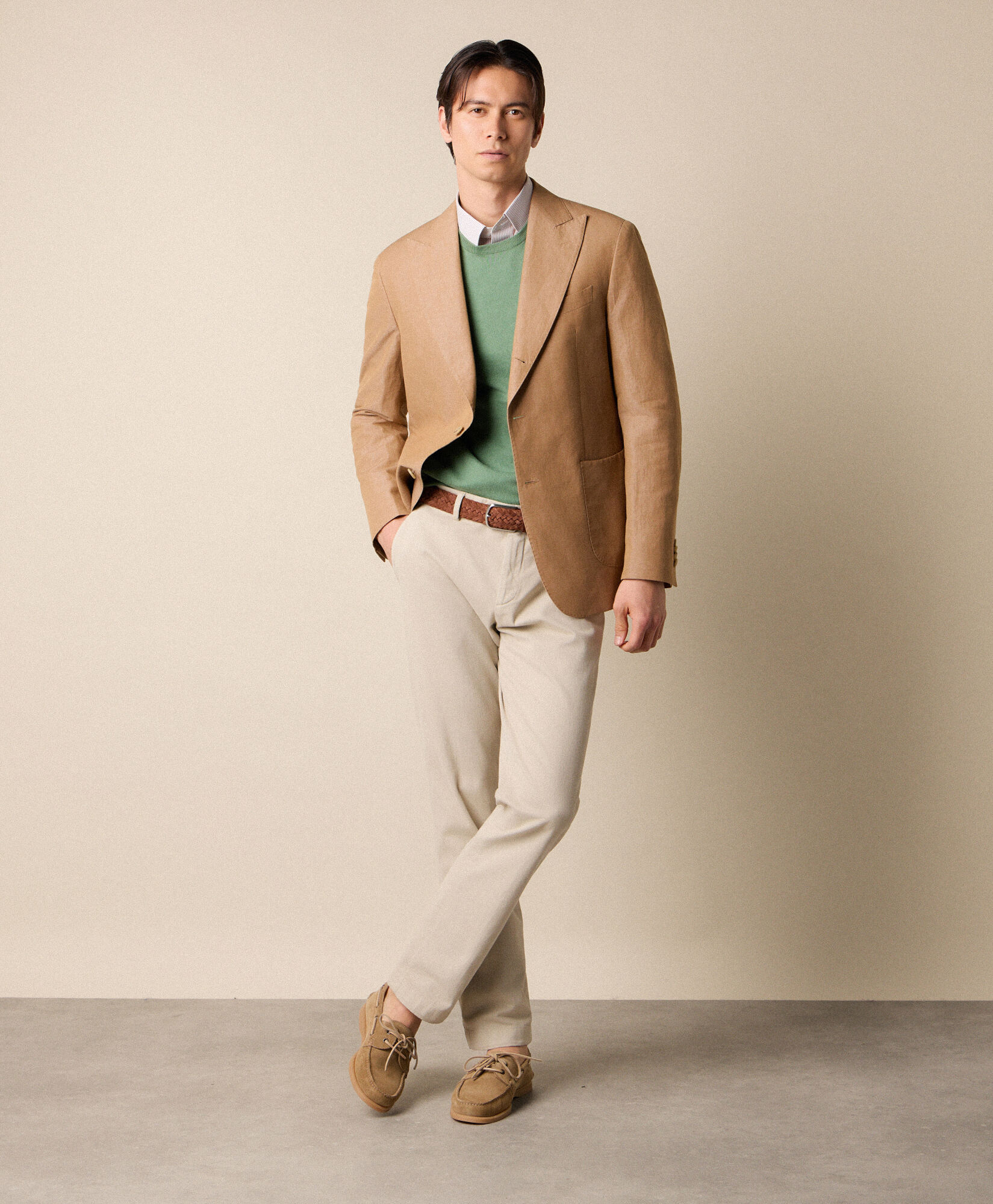 Cotton-Linen Blazer