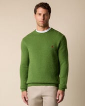 Brooks Brothers Shetland Wool Crewneck Green