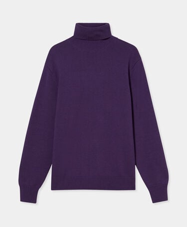 Brooks Brothers Merino Wool Turtleneck Sweater Grape