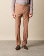 Brooks Brothers Tropical Virgin Wool Trousers Orange