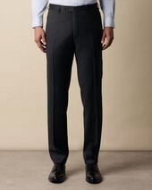 Brooks Brothers Virgin Wool Trousers Dark Grey