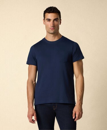 Brooks Brothers Cotton Pocket T-Shirt Navy