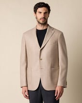 Brooks Brothers Plain Twill Wool-Cashmere Blazer Beige