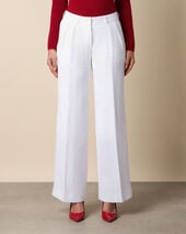Brooks Brothers Irish Linen Trousers White