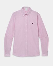 Brooks Brothers Slim Fit Oxford Shirt with Button Down Collar Magenta
