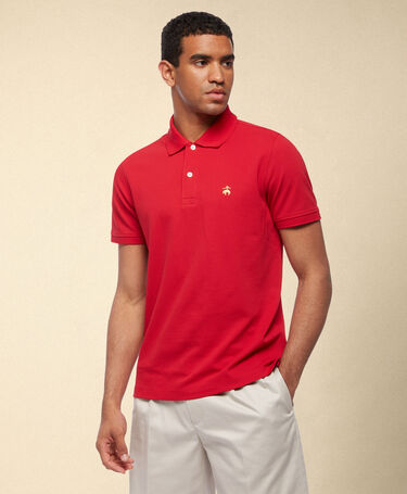 Brooks Brothers Polo Golden Fleece z bawełny Supima Czerwony