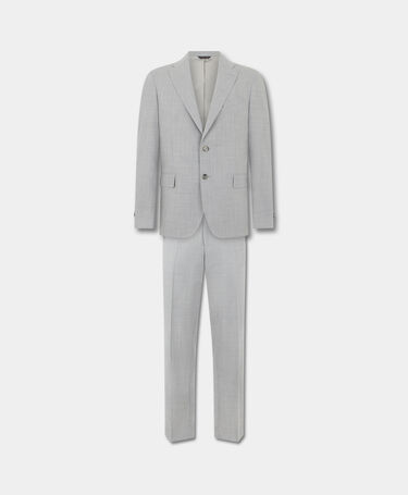 Brooks Brothers Superfine Virgin Wool Suit Light Grey