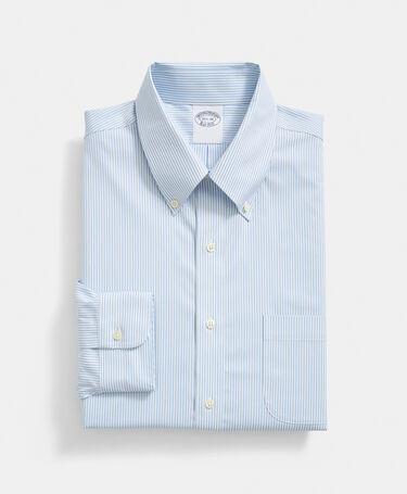 Brooks Brothers Chemise Regular Fit Non-Iron en Oxford avec Col Button Down Hortensia