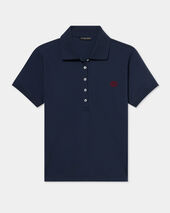 Brooks Brothers Cotton Piqué Polo with Embroidered Logo Navy