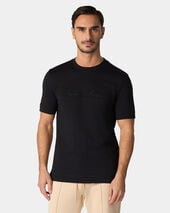 Brooks Brothers Logo cotton T-shirt Black