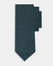 Brooks Brothers Unifarbene Krawatte aus Seide Militärgrün