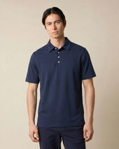 Brooks Brothers Jersey Polo Navy