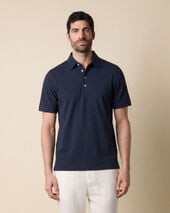 Brooks Brothers Polo en Jersey Lisse Bleu Marine Foncé Brooks Brothers Polo en Jersey Lisse Bleu Marine Foncé
