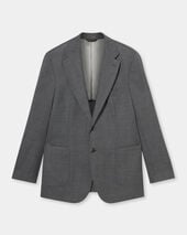 Brooks Brothers Hopsack Virgin Wool Blazer Grey