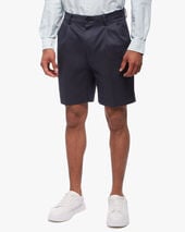 Brooks Brothers Stretch Short Pleat Front Navy