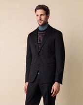 Brooks Brothers Blazer aus Schurwolle Performance Twill Schwarz