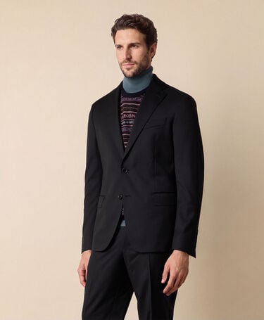 Brooks Brothers Performance Twill Virgin Wool Blazer Black