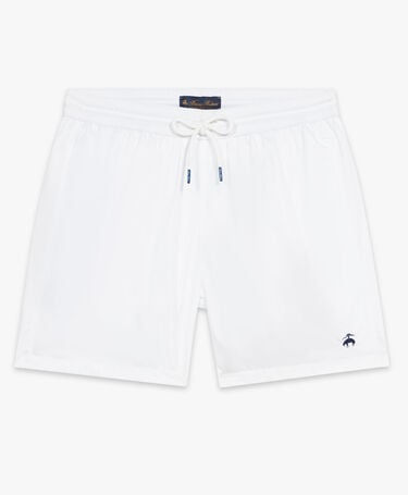 Brooks Brothers White Classic Swimming Trunk White