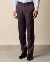Brooks Brothers Virgin Wool Trousers Purple