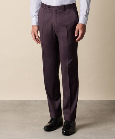 Brooks Brothers Virgin Wool Trousers Purple