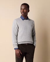 Brooks Brothers Sweater with Logo Light Grey
