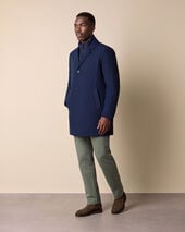 Brooks Brothers Technical Trench Coat Navy
