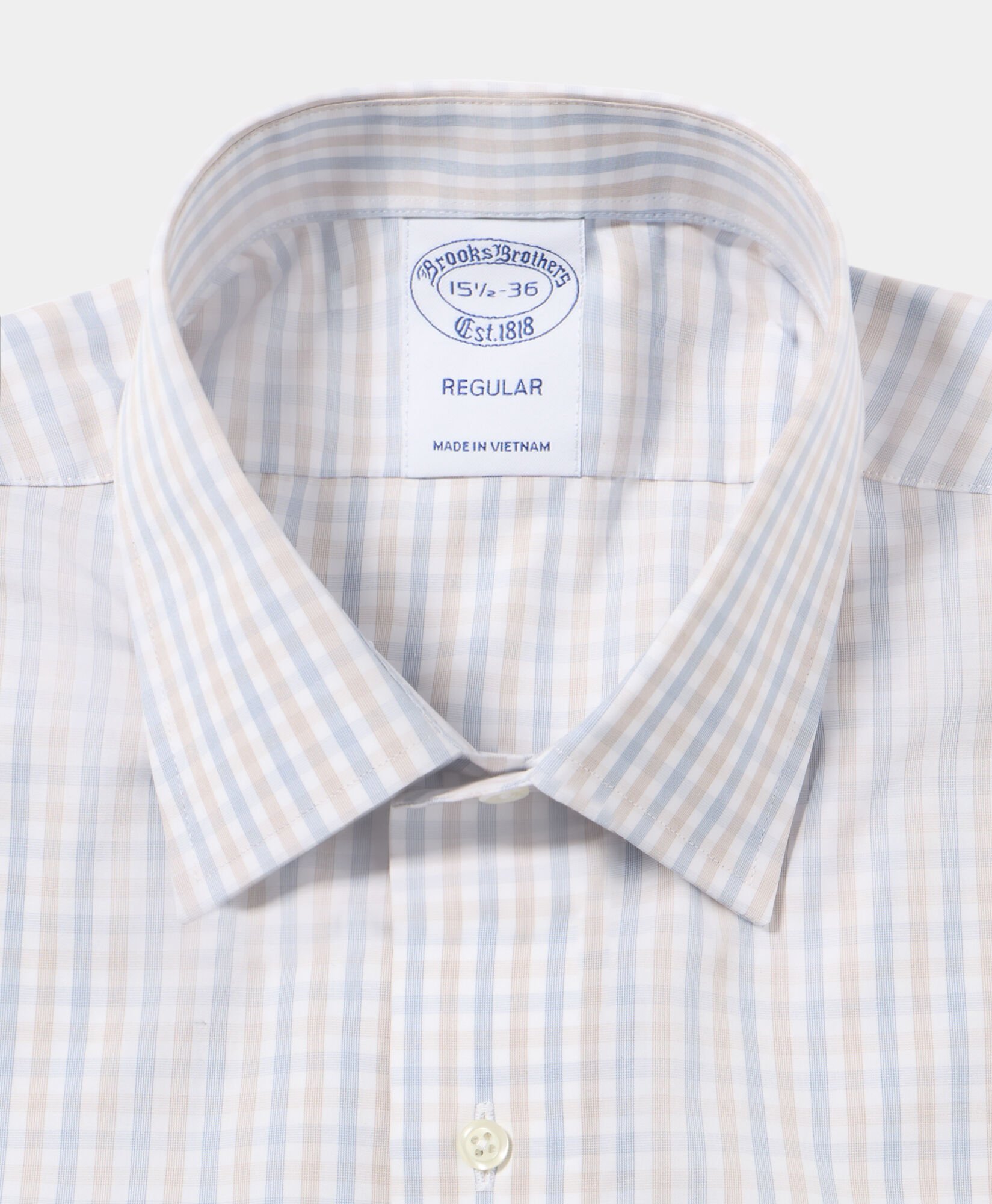 Regular Fit Cotton Shirt with Ainsley Collar