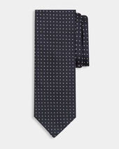 Brooks Brothers Pin Dot Silk Tie Navy