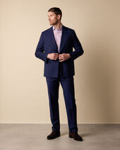 Brooks Brothers Completo croisé en Laine Vierge Weave Bleu