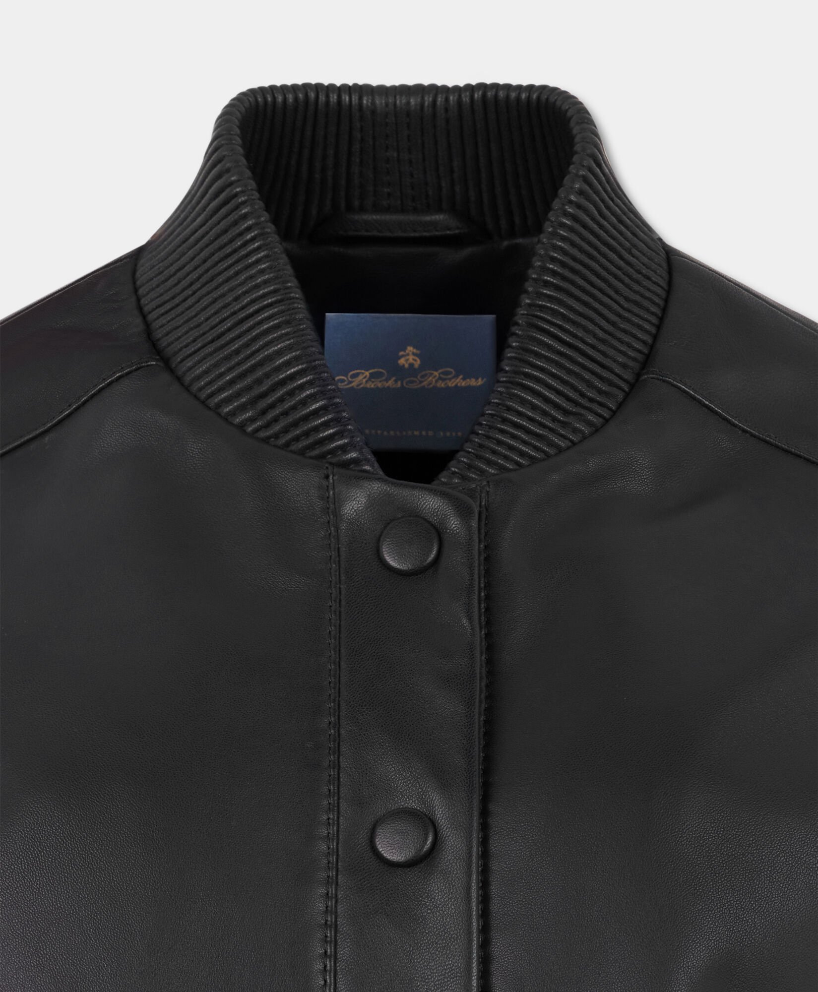 Leather Bomber Jacket