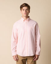 Brooks Brothers Koszula Regular Fit z seersuckerem z kołnierzykiem Button Down Pomarańczowy