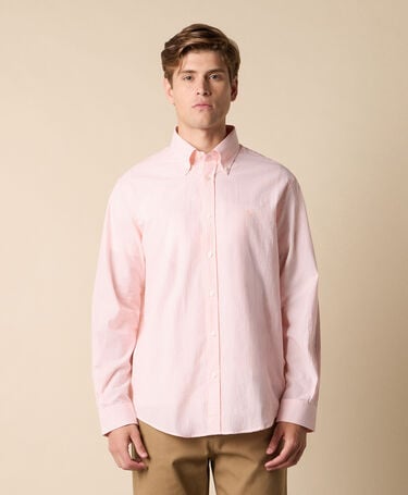 Brooks Brothers Regular Fit Hemd aus Seersucker mit Button-Down-Kragen Orange