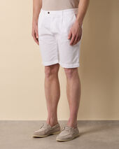 Brooks Brothers Bermuda Classico en Coton Blanc