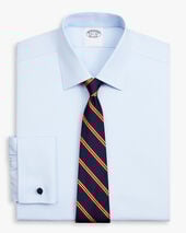 Brooks Brothers Regular Fit Non-Iron Stretch Oxford Supima Shirt with Ainsley Collar Light Blue