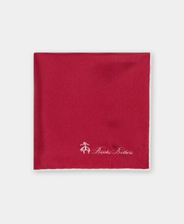 Brooks Brothers Plain Pocket Square Brick