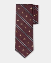 Brooks Brothers Krawatte Regimental Golden Fleece Burgunderrot