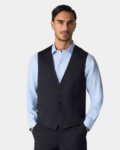 Brooks Brothers Virgin Wool Vest Navy