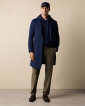 Brooks Brothers Wool Dress Coat Navy