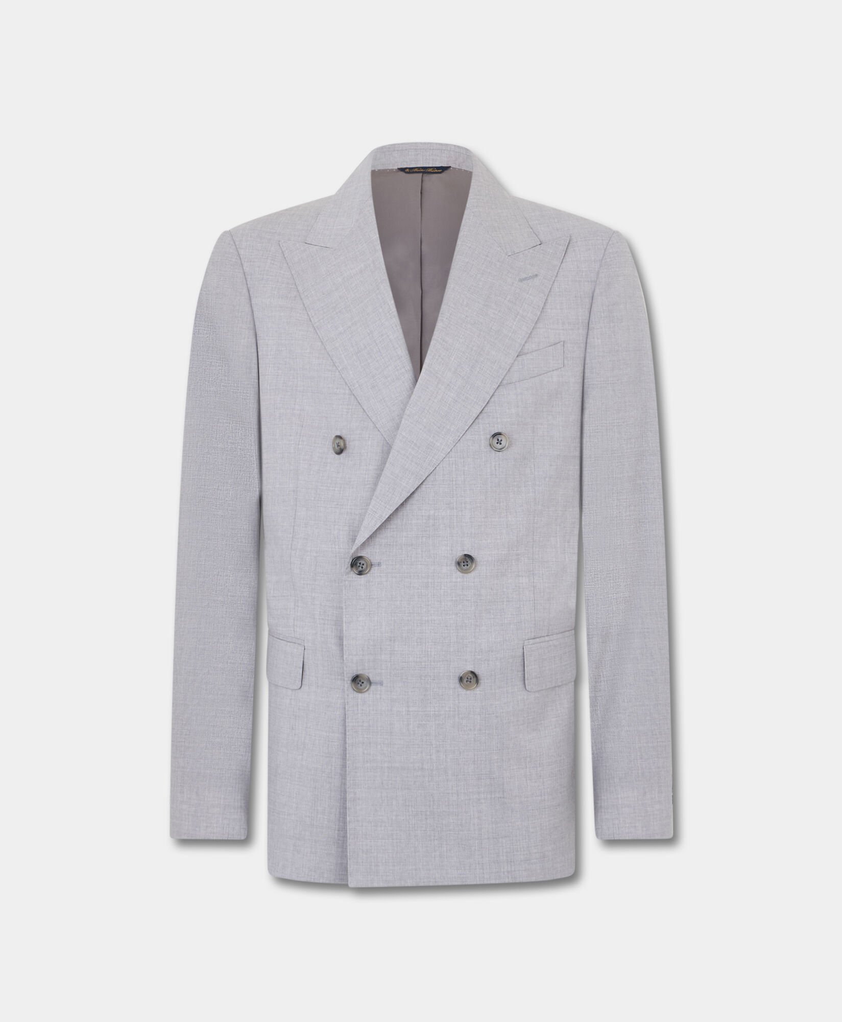 Double Breasted Weave Virgin Wool Suit