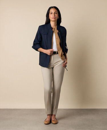 Brooks Brothers Veste Safari Bleu Marine