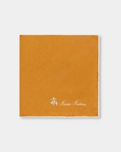 Brooks Brothers Plain Pocket Square Cognac