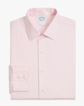 Brooks Brothers Slim Fit Non-Iron Twill Shirt with Ainsley Collar Light Pink