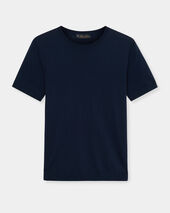 Brooks Brothers Cotton Knit Top Navy